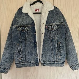 Levi’s vintage trucker Sherpa